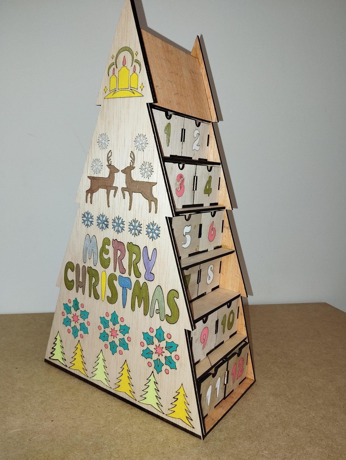 Christmas Tree Advent Calendar