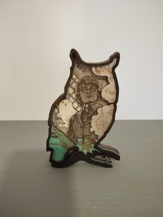 Layered Harry Potter Owl