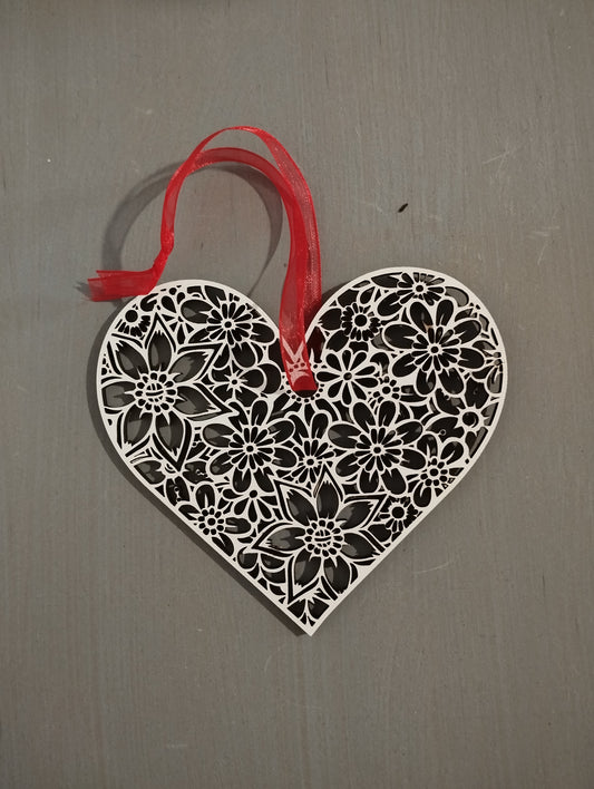 Hanging detailed heart